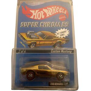 Hot Wheels Super Chromes RLC Rewards Series 2010 Custom Mustang Diecast Car